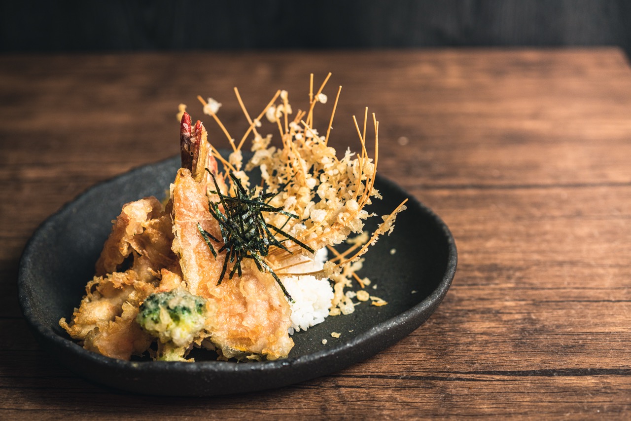 Chef preparing sushi